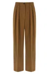 The Row Tailored Trousers With Pleats And Pockets In Brown