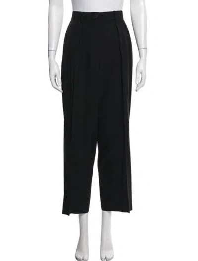 Pre-owned The Row Igor Wide Leg Pants In Black