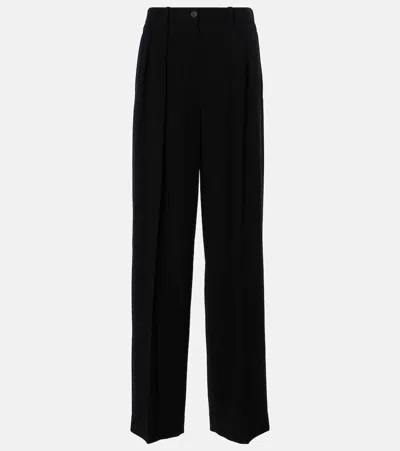 THE ROW IGOR WOOL-BLEND WIDE-LEG PANTS