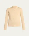 The Row Ikara Button Down Top In Champagne