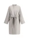 The Row Ilde Coat In Light Pebble