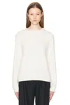 The Row Iverness Cashmere Top In Off White
