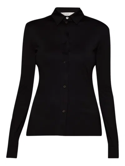 The Row Imano Jersey Shirt In Black