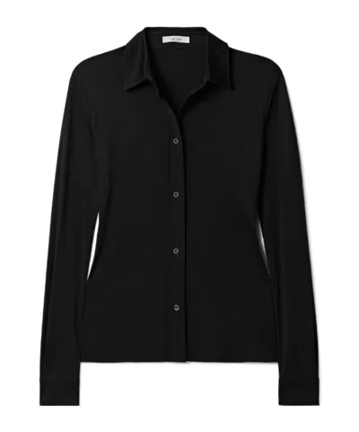 The Row Imano Jersey Shirt In Black