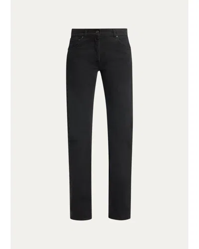 The Row Imma Slim Jeans In Black