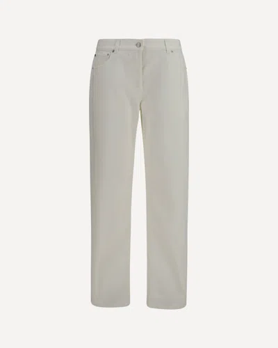 The Row Imma Straight-leg Jeans In White