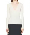 The Row Imperia Long-sleeved Cashmere Cardigan In White