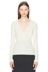 The Row Imperia Cardigan In Pale Green