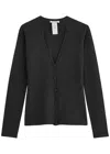 The Row Imperia Cashmere Cardigan In Black