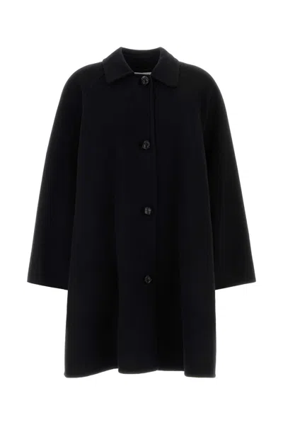The Row Ina Coat In Black