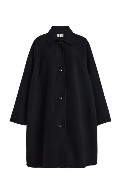 The Row Ina Wool-cashmere Blend Coat In Black