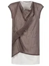The Row Inawa Cotton Tank Top In Brown