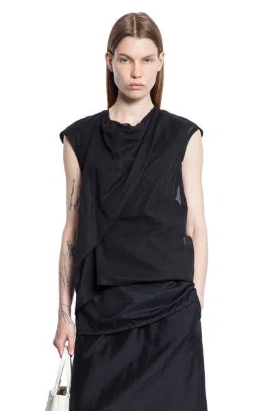 The Row Inawa Top In Cotton In Black
