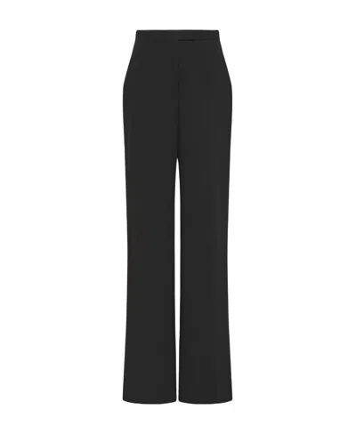 The Row Indentation Details Casual Pants In Black