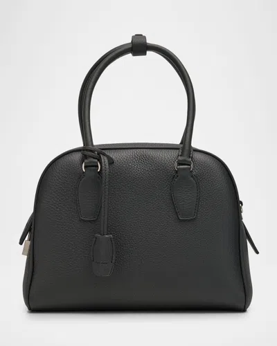 The Row India 10.0 Top-handle Bag In Calfskin Leather In Green