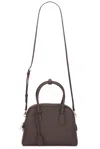The Row India Top Handle Bag In Gray