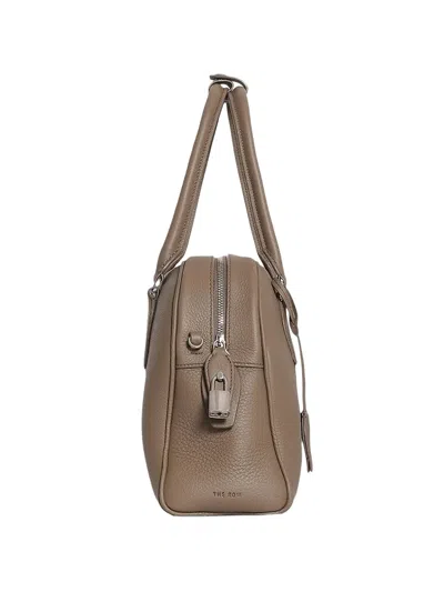 The Row India 10.00 Leather Tote Bag In Pattern