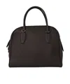 The Row India 12 Leather Handbag In Black