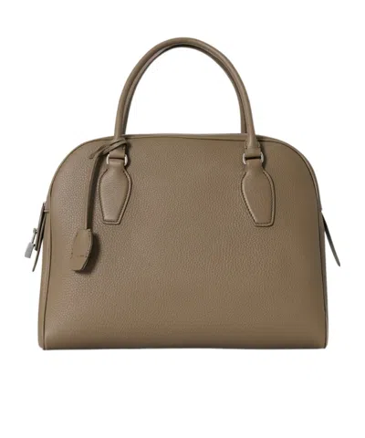 The Row India 12 Leather Handbag In Red