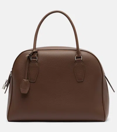 The Row India 12 Medium Leather Tote Bag