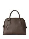 The Row India 12.00 Top-handle Bowling Bag In Leather