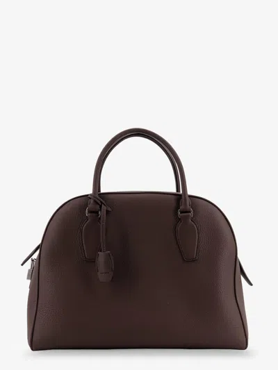 The Row India 12.00 Leather Handbag In Brown