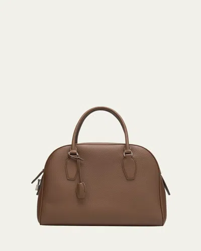 THE ROW INDIA 12.00 TOP-HANDLE BOWLING BAG IN LEATHER