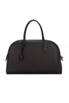 The Row Black India 15.75 Bag In Wood Brown Ans
