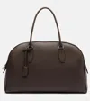 The Row India 15.75 Leather Tote Bag In Brown