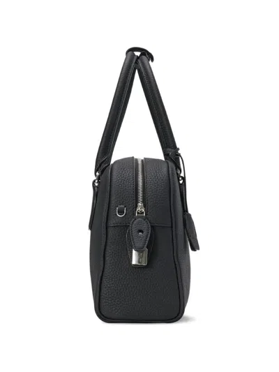 The Row India Tote Bag In Black