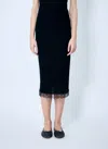 The Row Roux Wool Maxi Skirt In Black