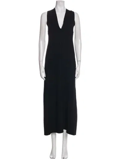 Pre-owned The Row Ingmar Long Dress In Black
