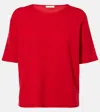 The Row Ipar Cashmere Top In Red