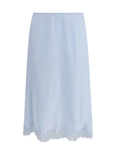 The Row Irene Midi Silk Skirt