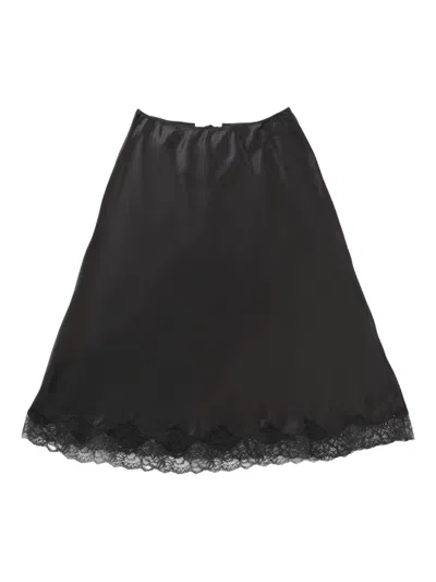 The Row Irene Silk Midi Skirt