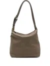 The Row Isa Leather Shoulder Bag In Green