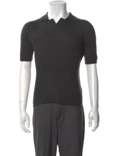 Pre-owned The Row Isao Polo Cashmere In Grey