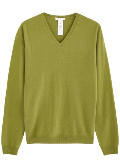 The Row Isaora Cashmere Jumper In Green Other