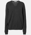 The Row Isaora Sweater In Enzyme Black