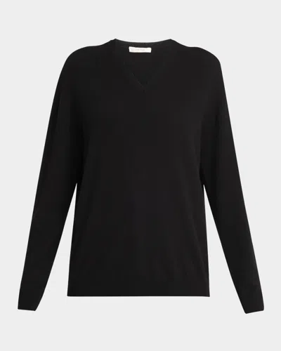 THE ROW ISAORA V-NECK CASHMERE SWEATER