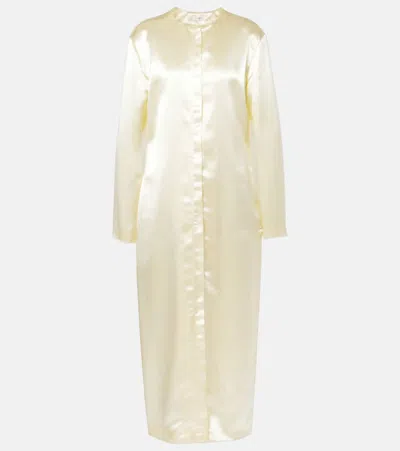 THE ROW ISIDE SATIN MAXI DRESS