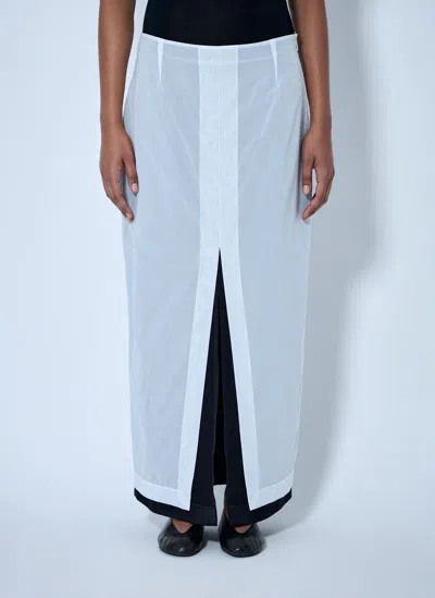 The Row Ismara Maxi Skirt In White