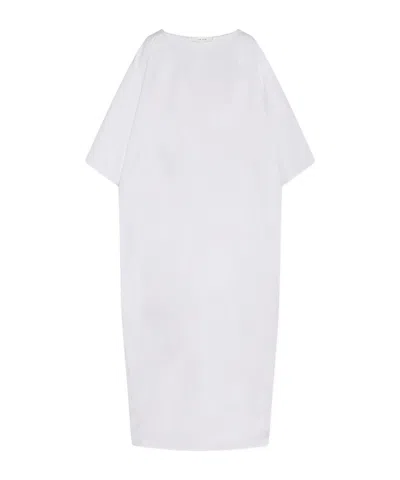 The Row Isora Cotton Dress In White