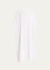 The Row Isora Oversize Maxi Dress In Off White