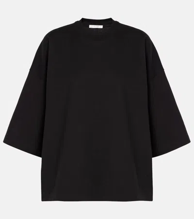 The Row Issi Cotton Top In Black