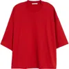 The Row Issi Cotton Top In Red