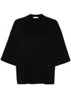 The Row Issi Cotton Top In Black