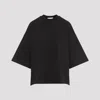 The Row Issi Cotton Top In Blk Black