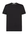 The Row Item O-neck Short-sleeved T-shirt In Black