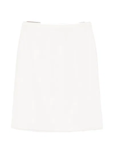 The Row Ivera Midi Skirt In White